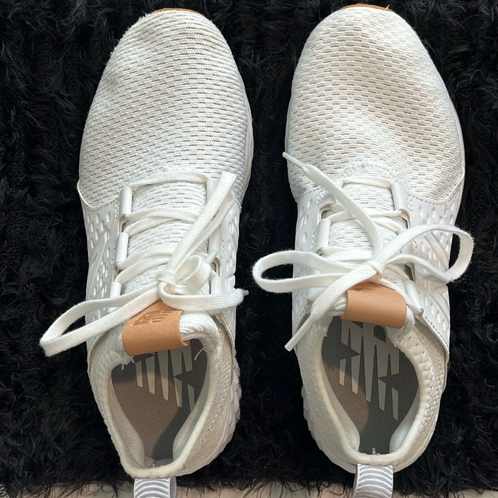 Women’s New Balance White Sneakers, Size 7
